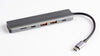 Powerology 6in 1 Slim 4K HDMI USB-C Hub 10Gbps Data Transfer