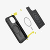SPIGEN IPHONE 15 PRO RUGGED ARMOR MAGFIT MATTE BLACK