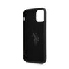 U.S.Polo Assn.Silicone Effect Case Vertical Logo for iPhone (2019) - Black