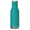 ASOBU Wireless Double Wall Insulated Stainless Steel Water Bottle with a Speaker Lid 17 Ounce - Turquoise
