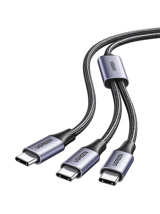 UGREEN 2 USB - C 2 In 1 100W Braided 1.5M Gray