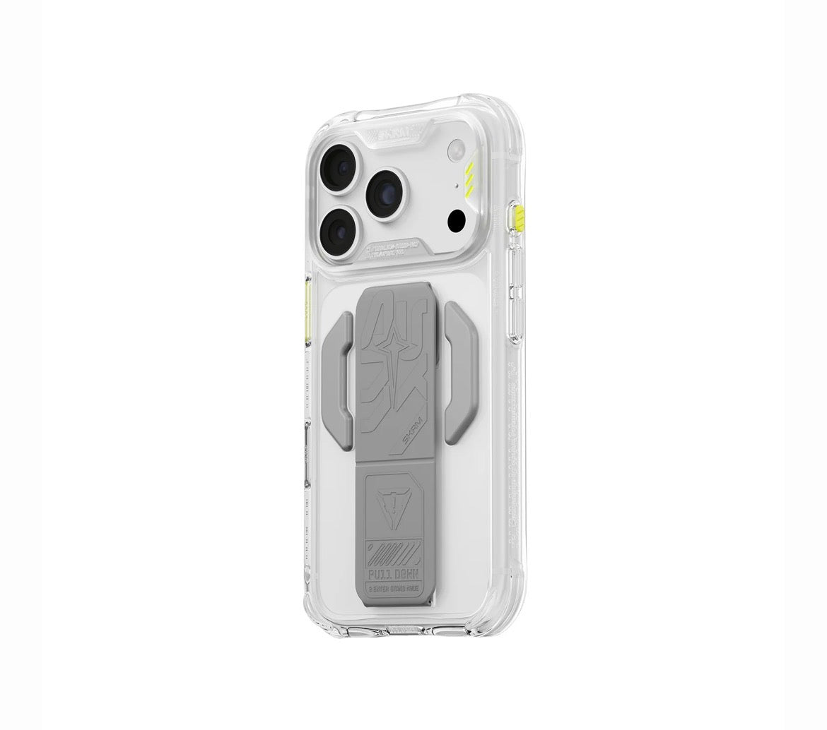 SKINARMA Helio CE MagSafe Case with Grip Stand for iPhone 18 Pro – Clear