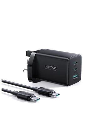 JOYROOM GaN Ultra 65W 2C1A Fast Charger+100W C to C Cable 1.2m