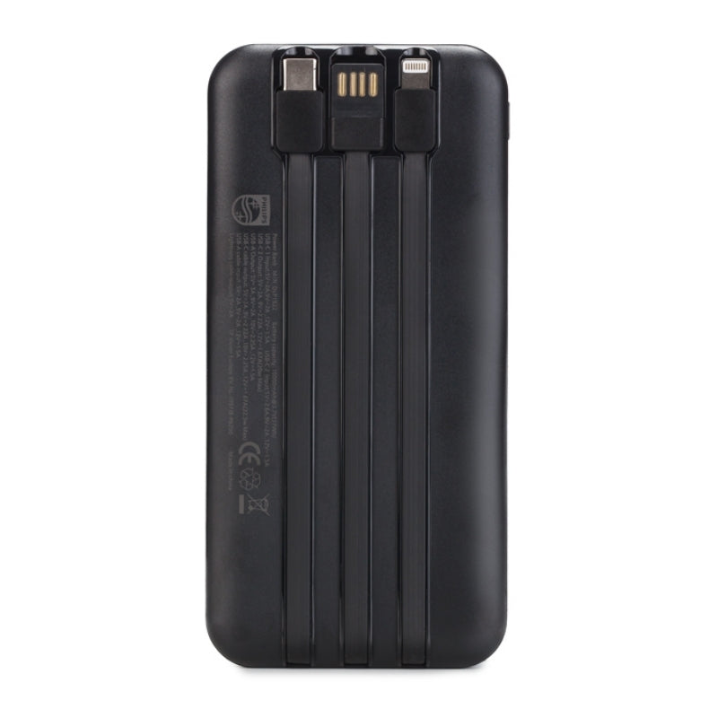 Philips 10000mAh Fast Charging Power Bank - Black