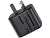Usams T55 12W Dual USB Universal Travel Charger - Black