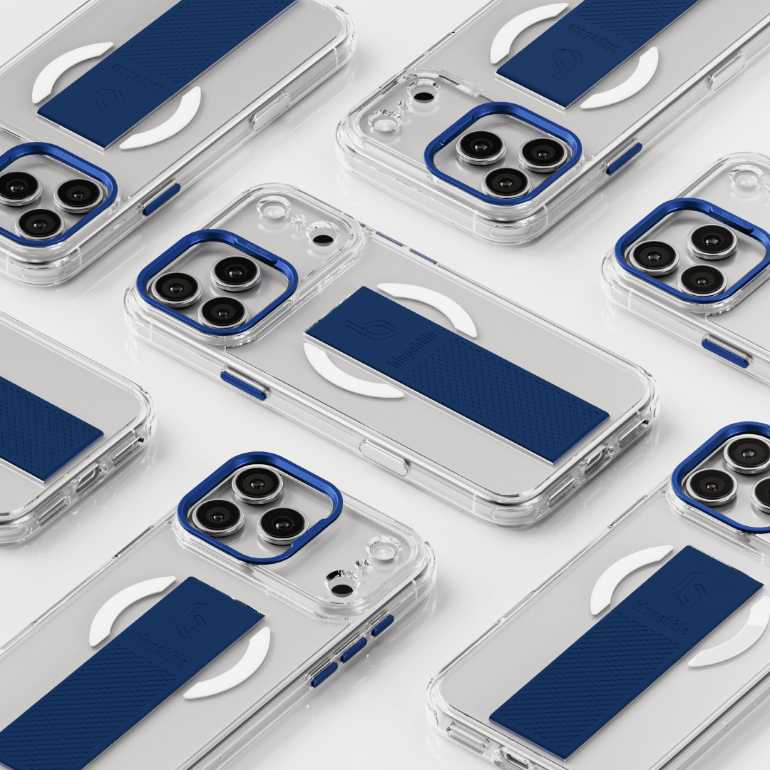 Blupebble iPhone 17 Pro/ Promax GripFlex Case MagSafe - Blue