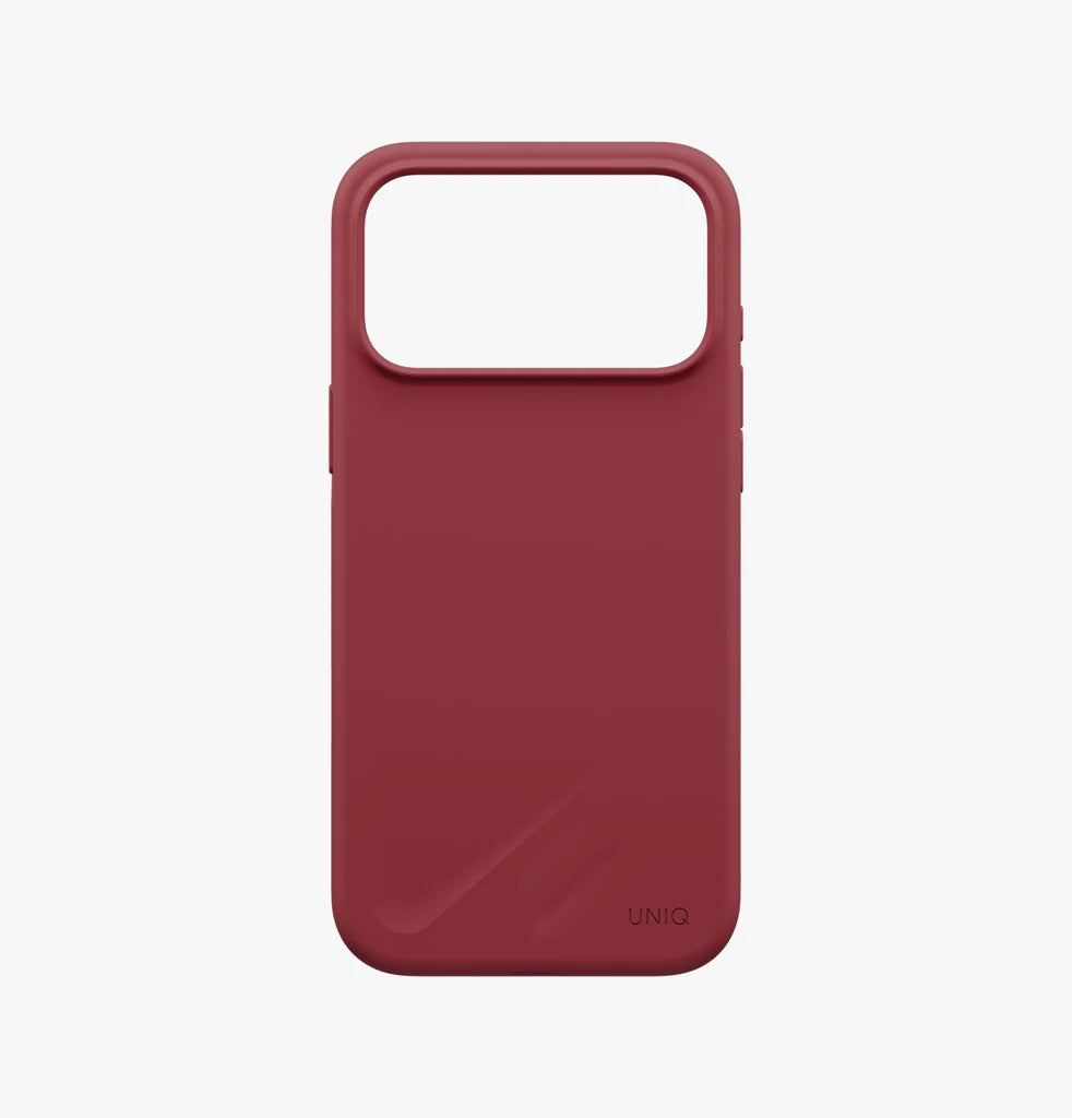 UNIQ Lino MagClick Case for iPhone 18 Pro Max – Cranberry Red