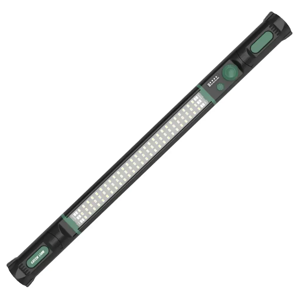 Green Lion Light Beam Magnetic Work Light - Black