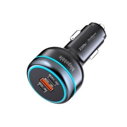 Blupebble NaviBoost PD 230W Car Charger - Gray