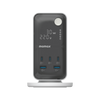 MOMAX 1-CHARGE WORK FLOW 6-OUTLET
DIGITAL DISPLAY POWER TOWER WITH
USB