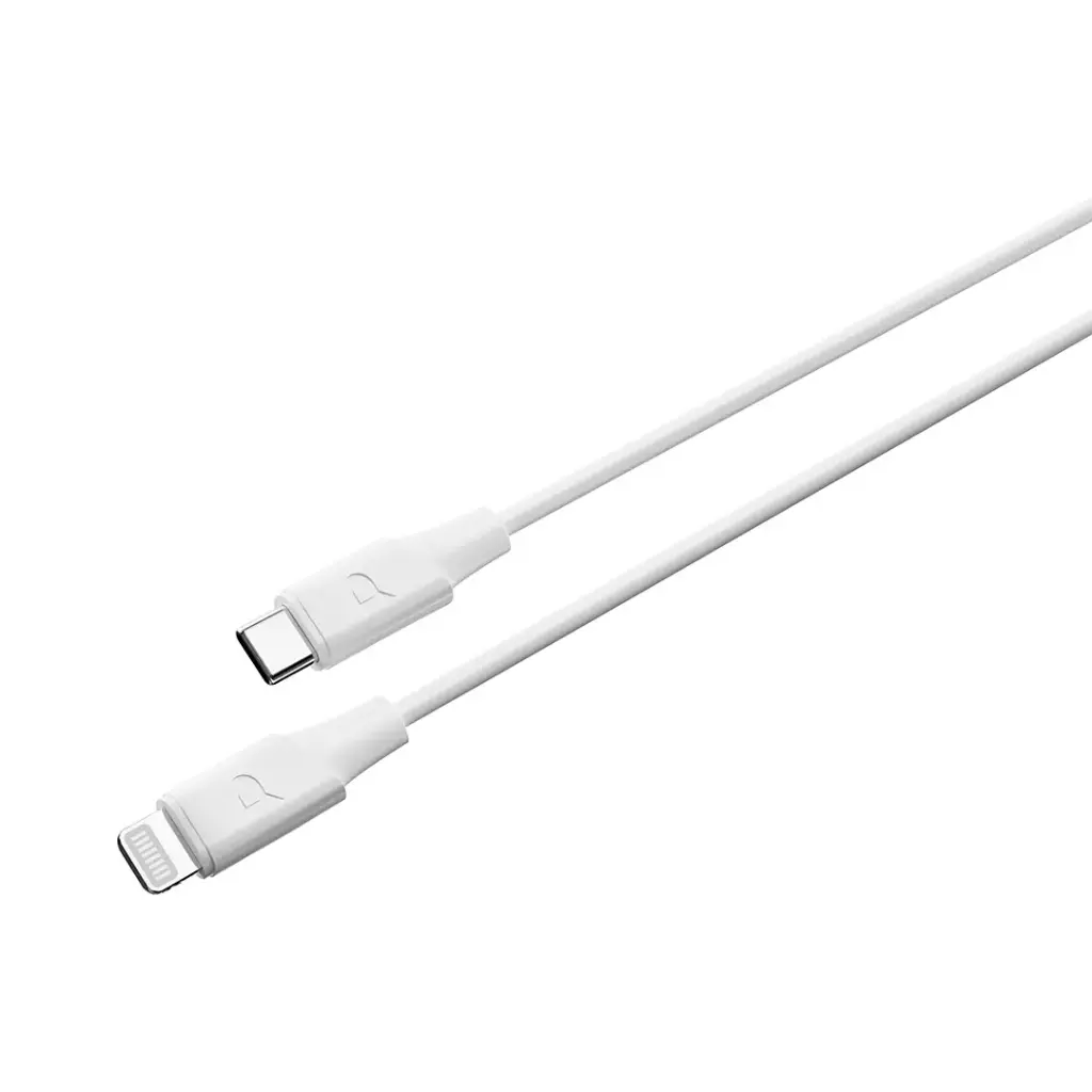 Powerology MFi Lightning to USB-C Cable 1.2m - White