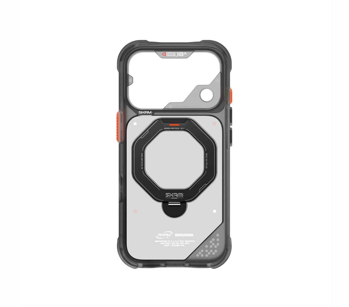 SKINARMA Saturn MagSafe Case with Rotating Kickstand for iPhone 18 Pro – Black