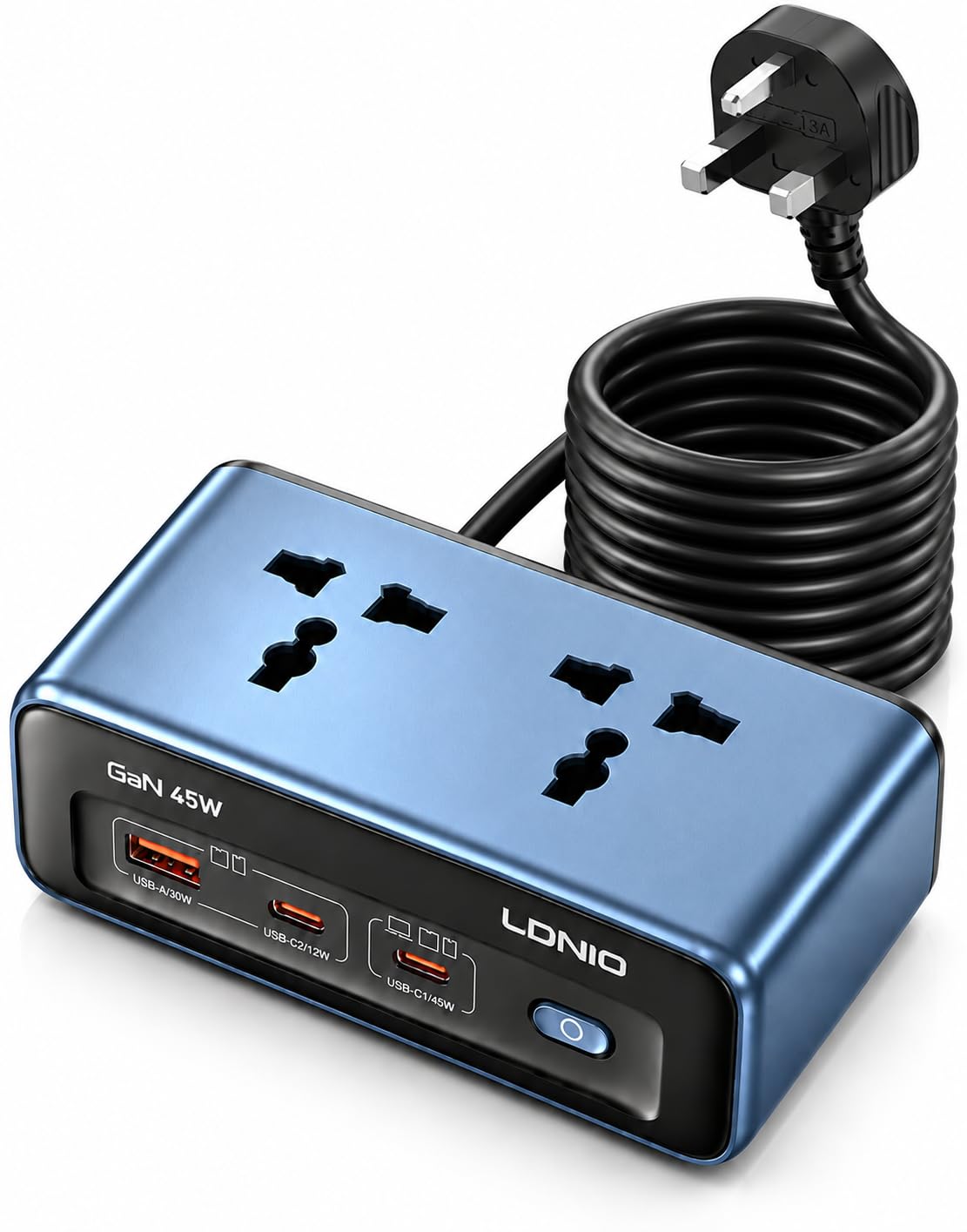 LDNIO 45W GaN Desktop Power Strip