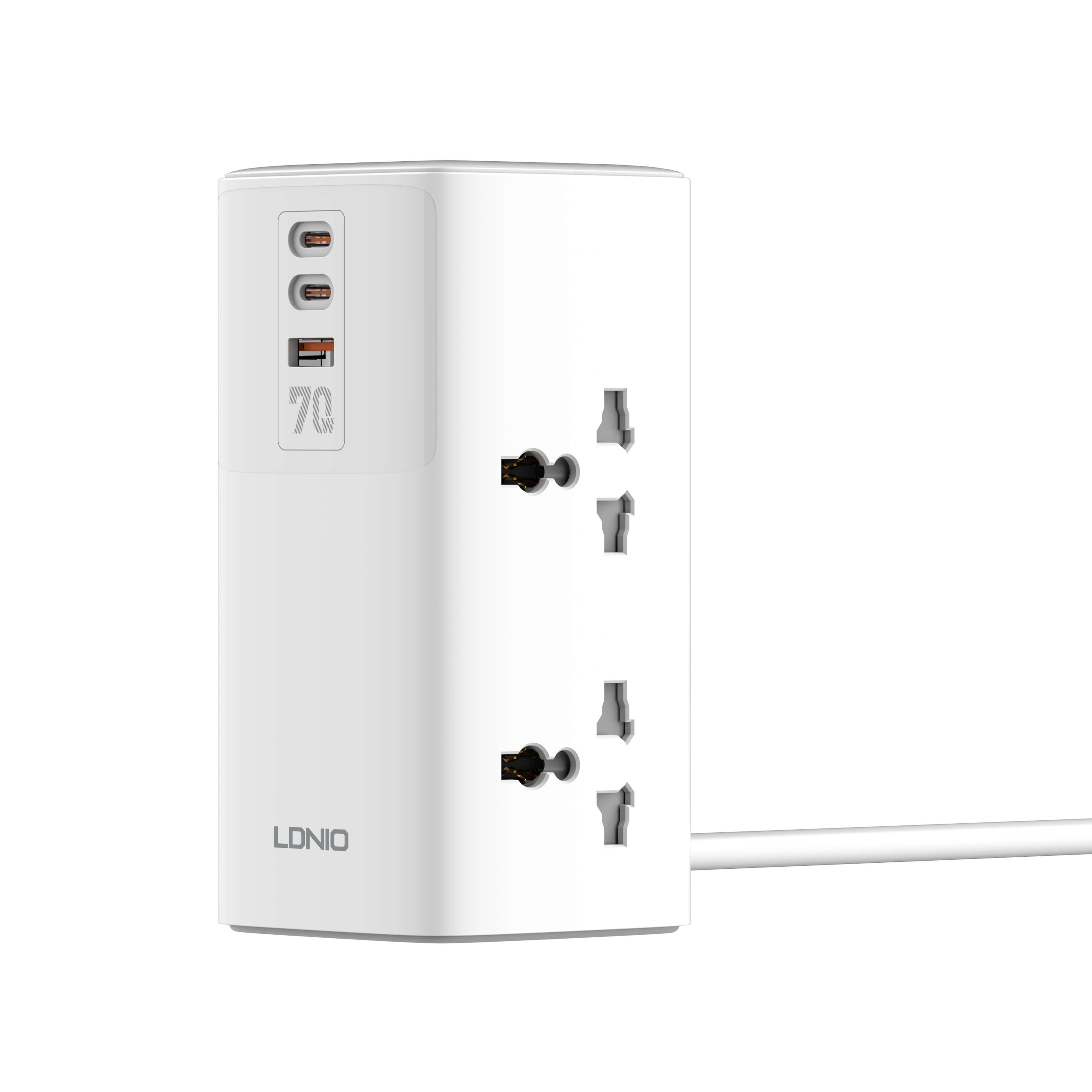 LDNIO 70W Multifunctional Universal Desktop Power Adapter SC4383