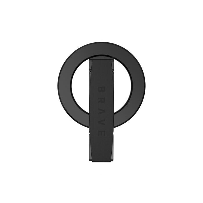 Brave 360° Rotatable Magnetic Phone Grip & Kickstand - Black