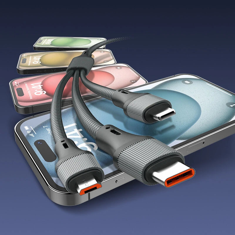 LDNIO LC97U 3-in-1 Fast Charging Cable