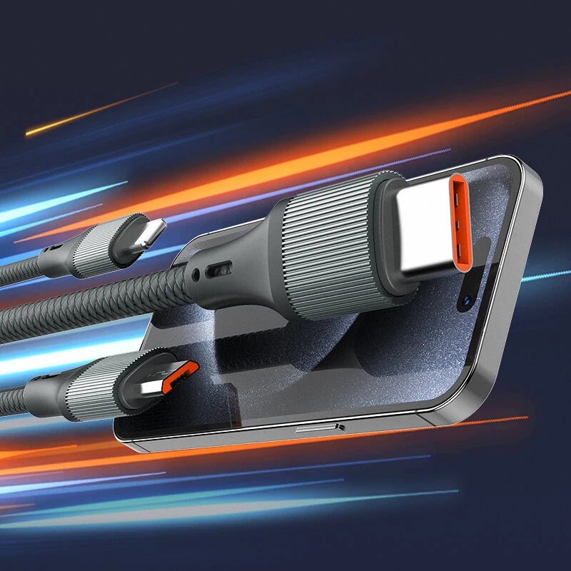 LDNIO LC97U 3-in-1 Fast Charging Cable