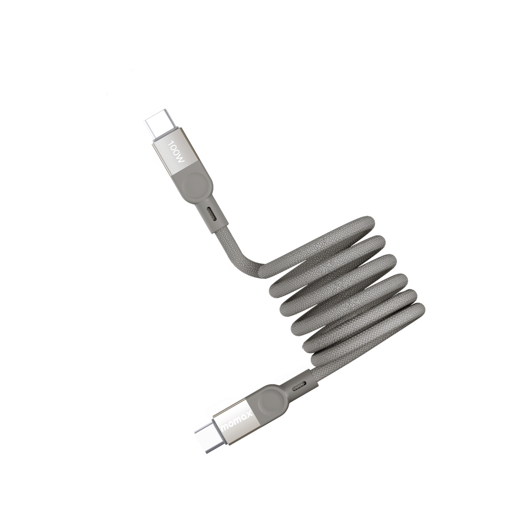 MOMAX ELITE MAG LINK 100W USB-C TO USB-C MAGNETIC CABLE