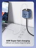 LDNIO 6 in 1 Power Socket Adapter Desktop Charger SC3319