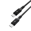 Powerology 60W
USB-C to USB-C V2.0 Aluminum Plug
Nylon Braided Cable 1.2 Meter