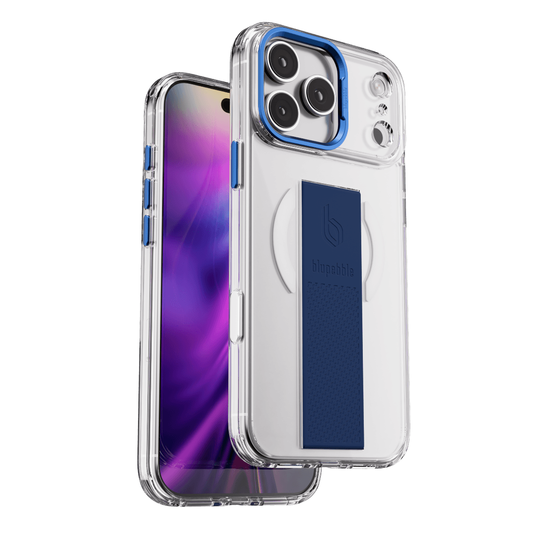 Blupebble iPhone 17 Pro/ Promax GripFlex Case MagSafe - Blue
