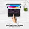 Blupebble Magic Folio with Trackpad English / Arabic Keyboard iPad 10th 10.9" Generation 2023
