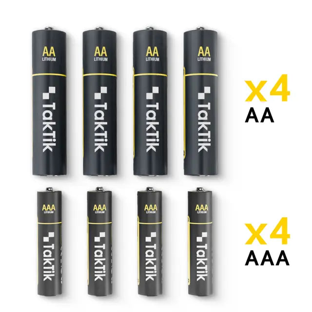 Taktik PowerPods Rechargeable Batteries with Charger