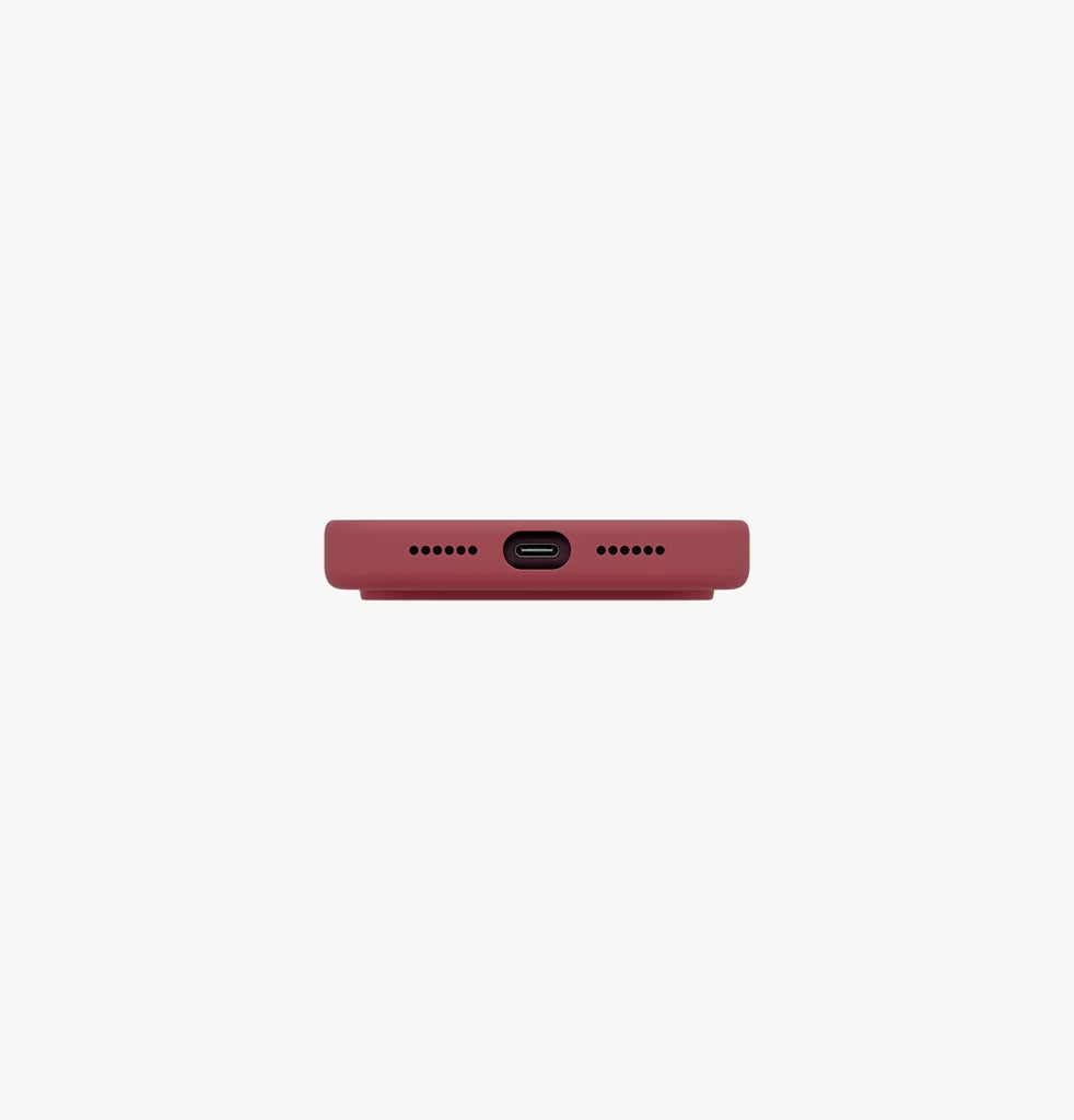 UNIQ Lino MagClick Case for iPhone 18 Pro Max – Cranberry Red