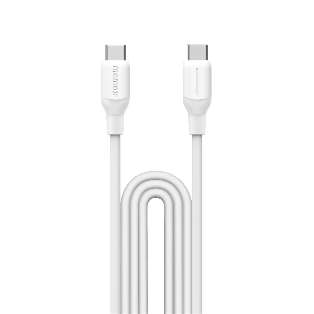 MOMAX 1-LINK FLOW 60W USB-C TO USB-C CABLE 1.2M - white Model