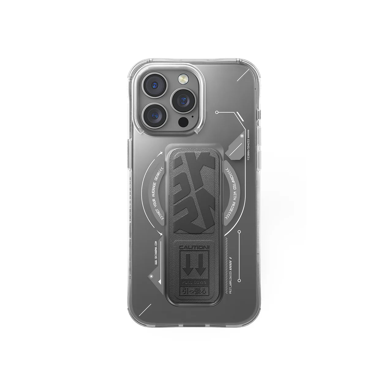 Skinarma HELIO Mag-Charge iPhone 16 Series with Grip-Stand - 16Pro Model