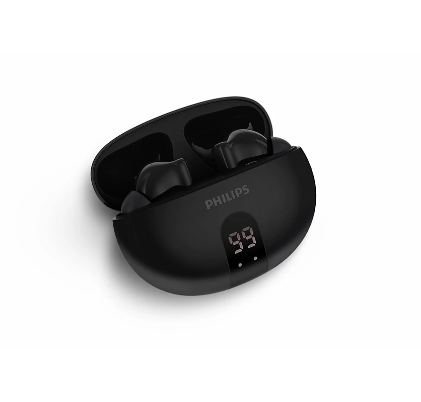 Philips True Wireless Earbuds - Black