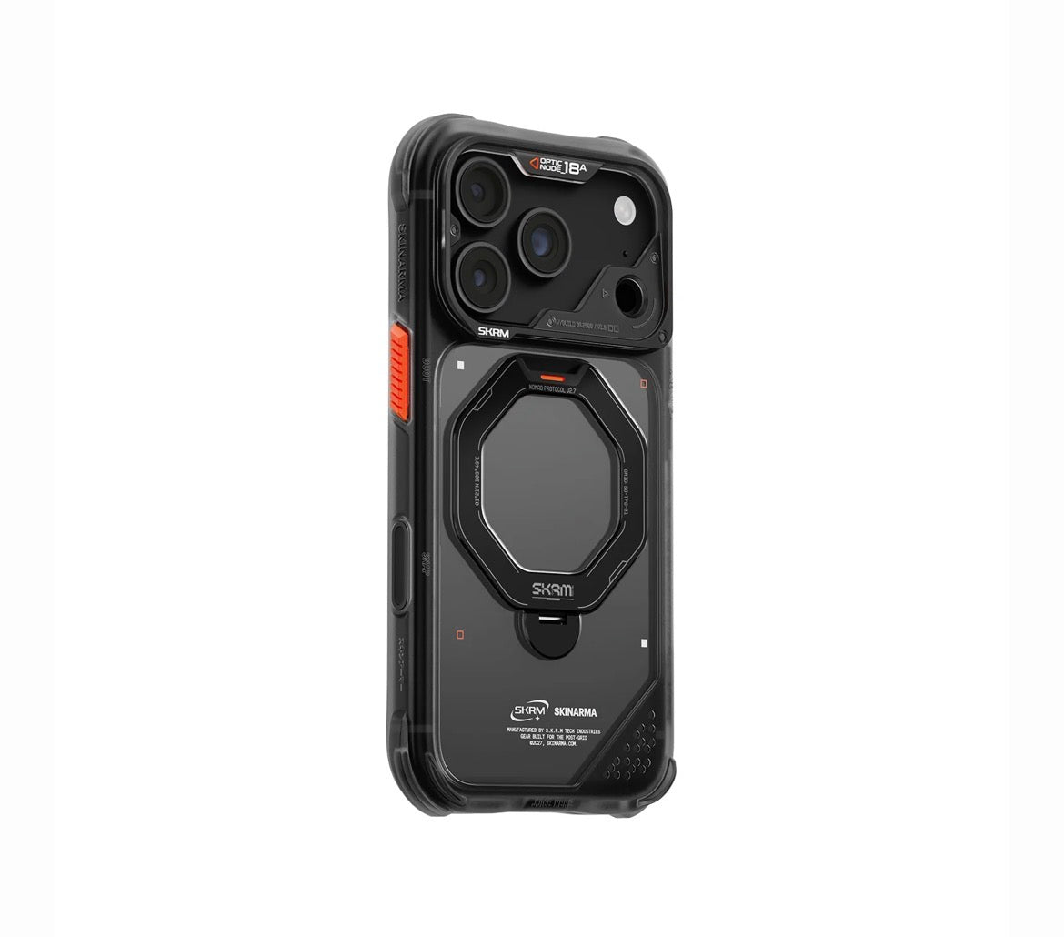 SKINARMA Saturn MagSafe Case with Rotating Kickstand for iPhone 18 Pro – Black