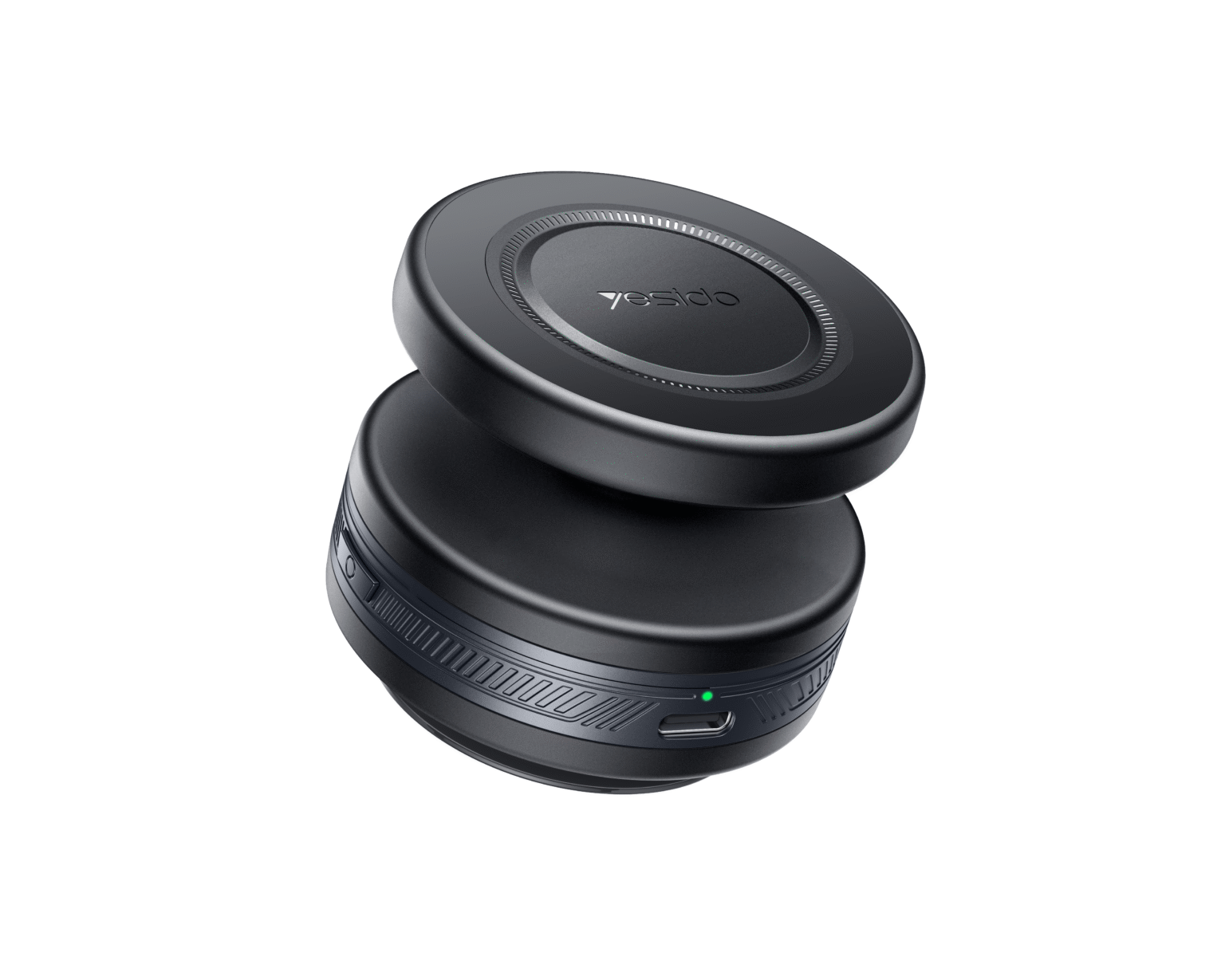 YESIDO ELECTRIC VACUUM CUP MAGSAFE HOLDER WITH BALL HEAD BLACK C224