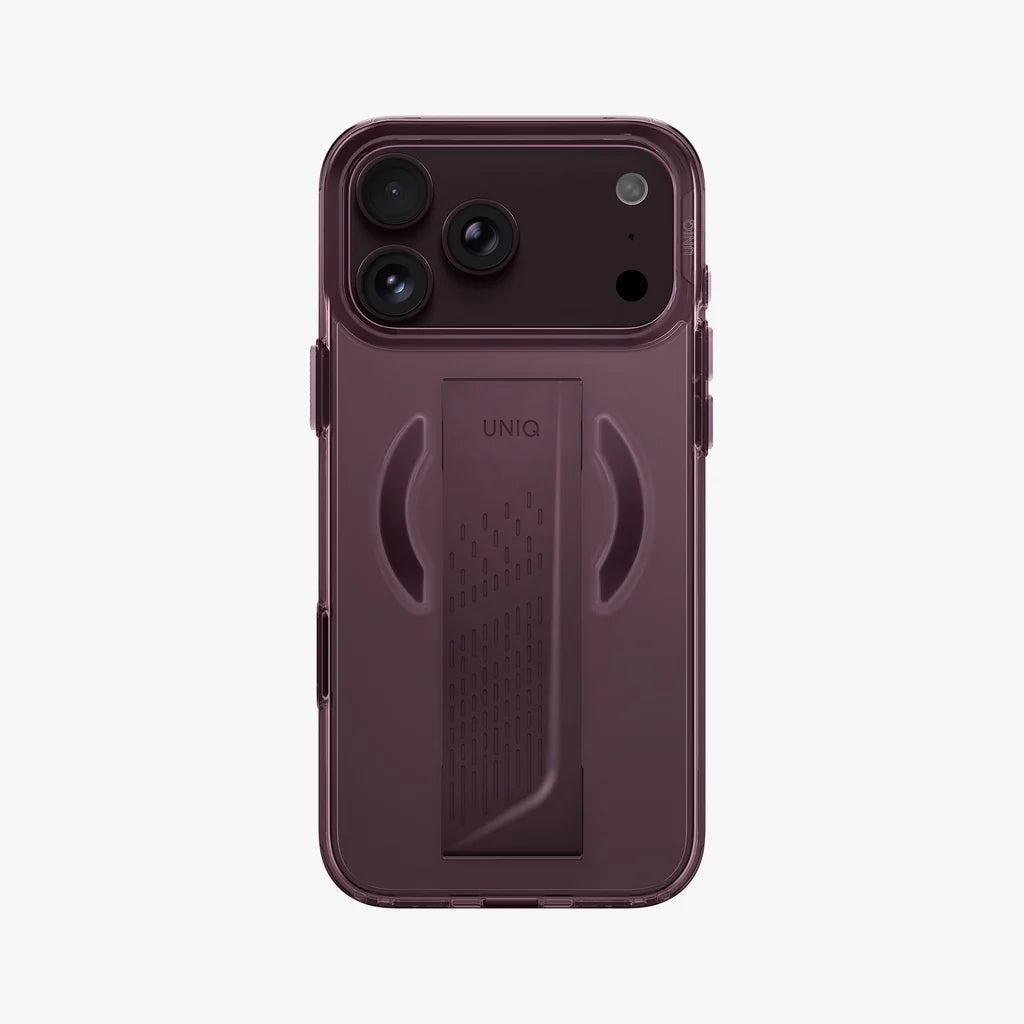 UNIQ Heldro Air MagClick Case for iPhone 18 Pro Max – Velvet Burgundy
