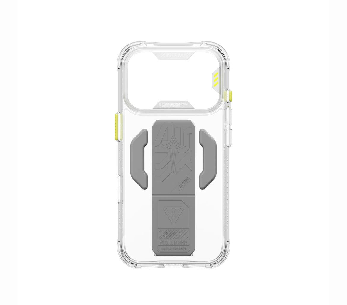 SKINARMA Helio CE MagSafe Case with Grip Stand for iPhone 18 Pro – Clear