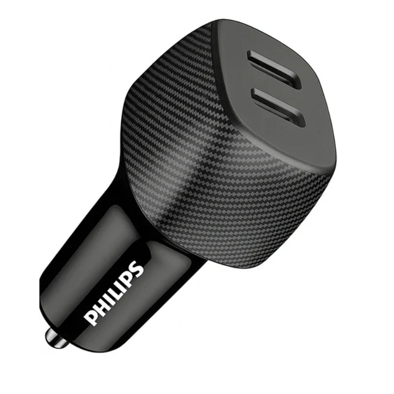 Philips 60W Dual USB-C Fast Charging Car Charger