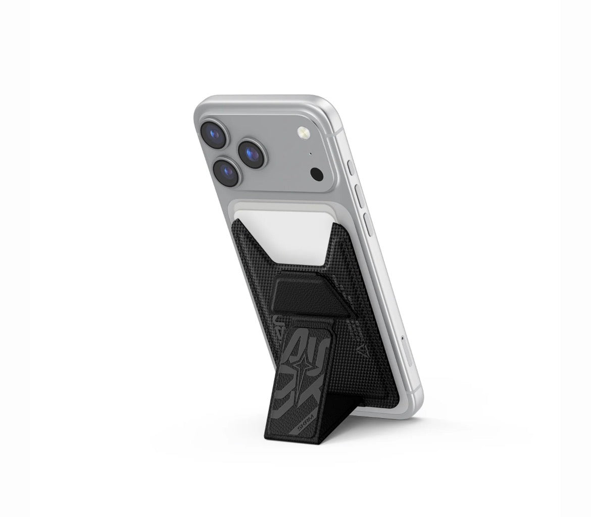 SKINARMA PHANTOM - KADO Magnetic Card Holder with Grip Stand