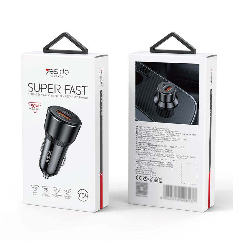 Yesido car charger Y64