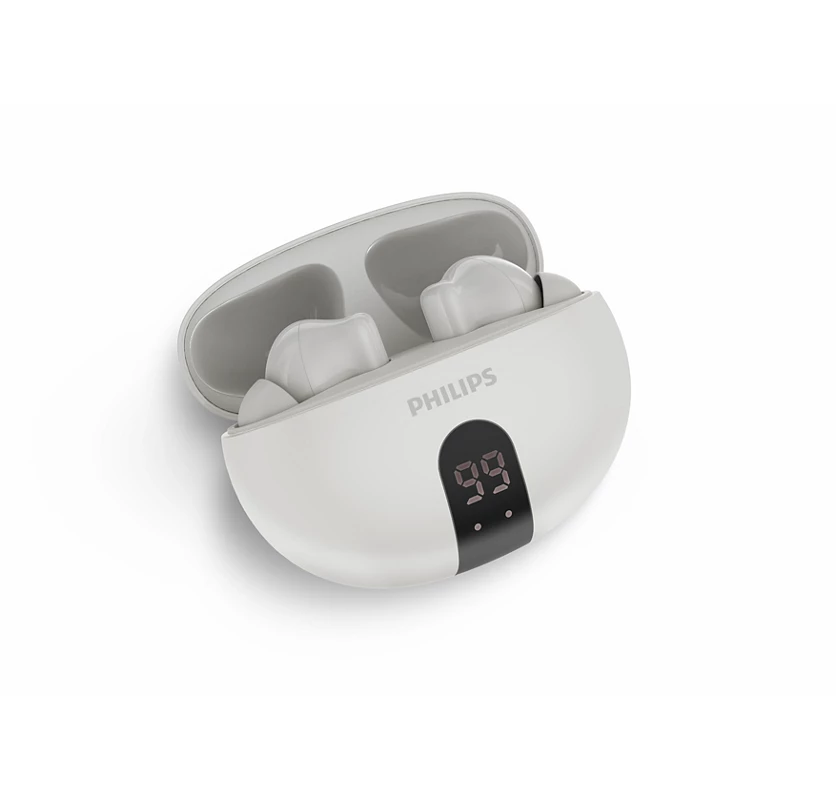 Philips True Wireless Earbuds - White