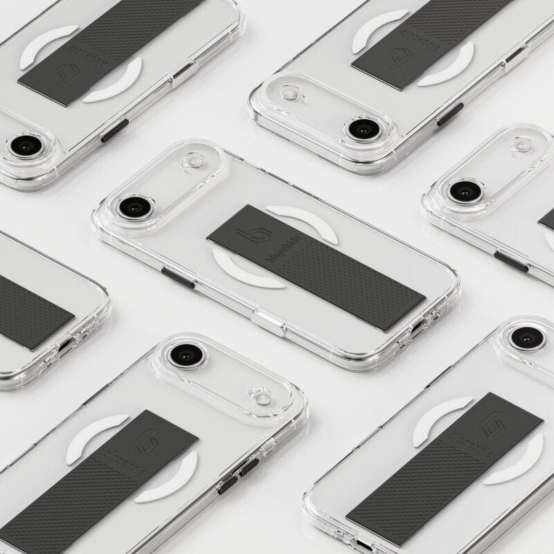 Blupebble iPhone 17 Air GripFlex Case MagSafe - Black