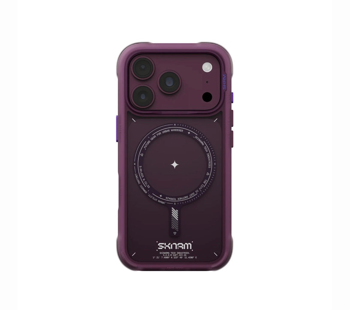 SKINARMA Avion MagSafe-Compatible Case for iPhone 18 Pro – Burgundy
