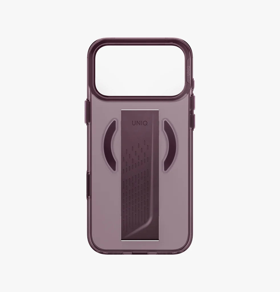 UNIQ Heldro Air MagClick Case for iPhone 18 Pro Max – Velvet Burgundy
