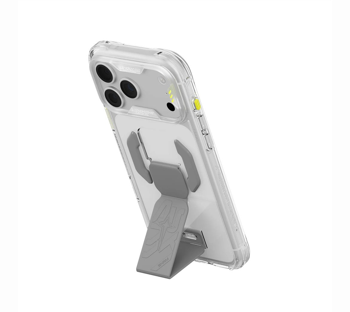 SKINARMA Helio CE MagSafe Case with Grip Stand for iPhone 18 Pro – Clear