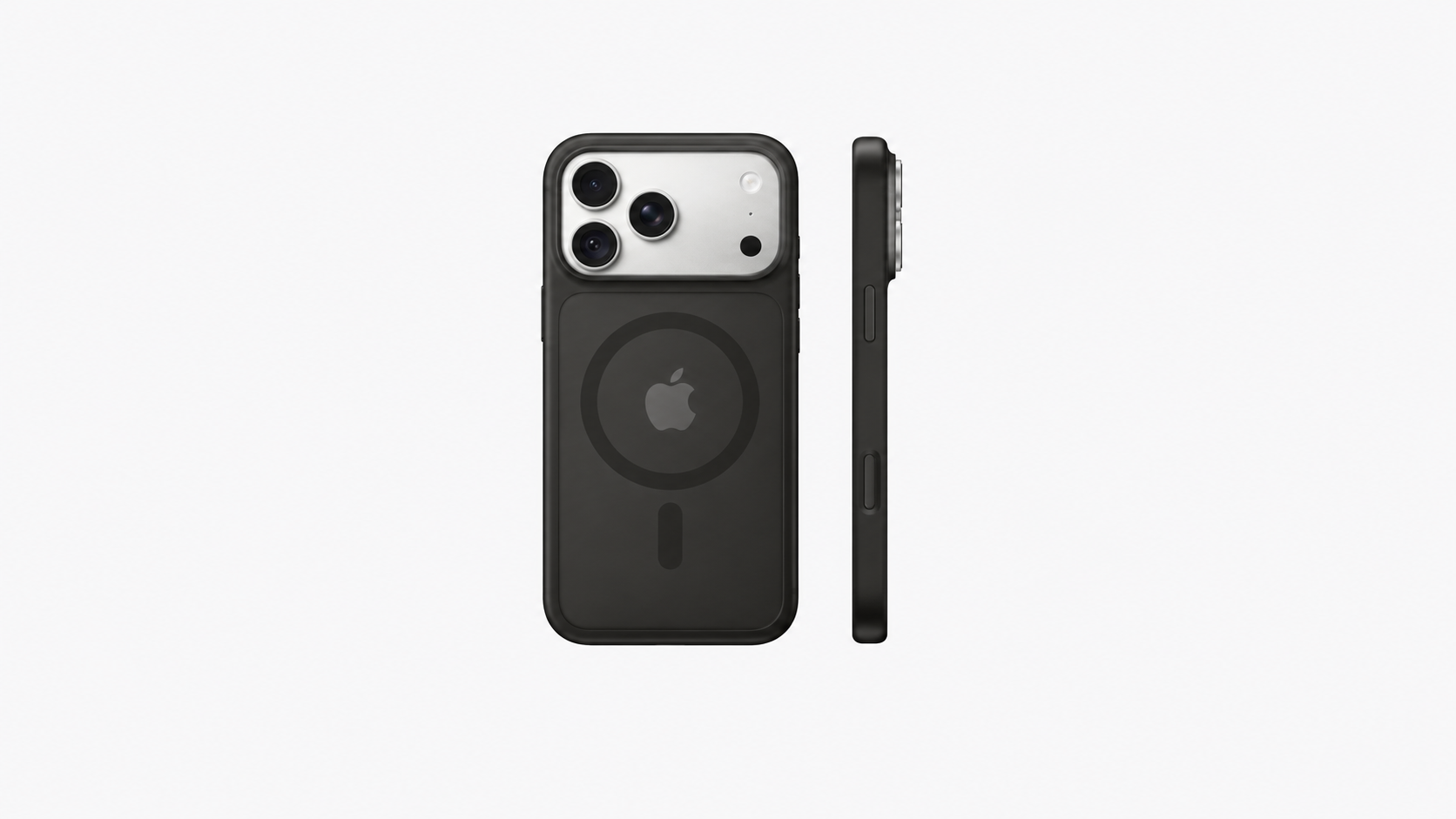 Blupebble Hybrid Matte Case with MagSafe for iPhone 18 Pro – Black