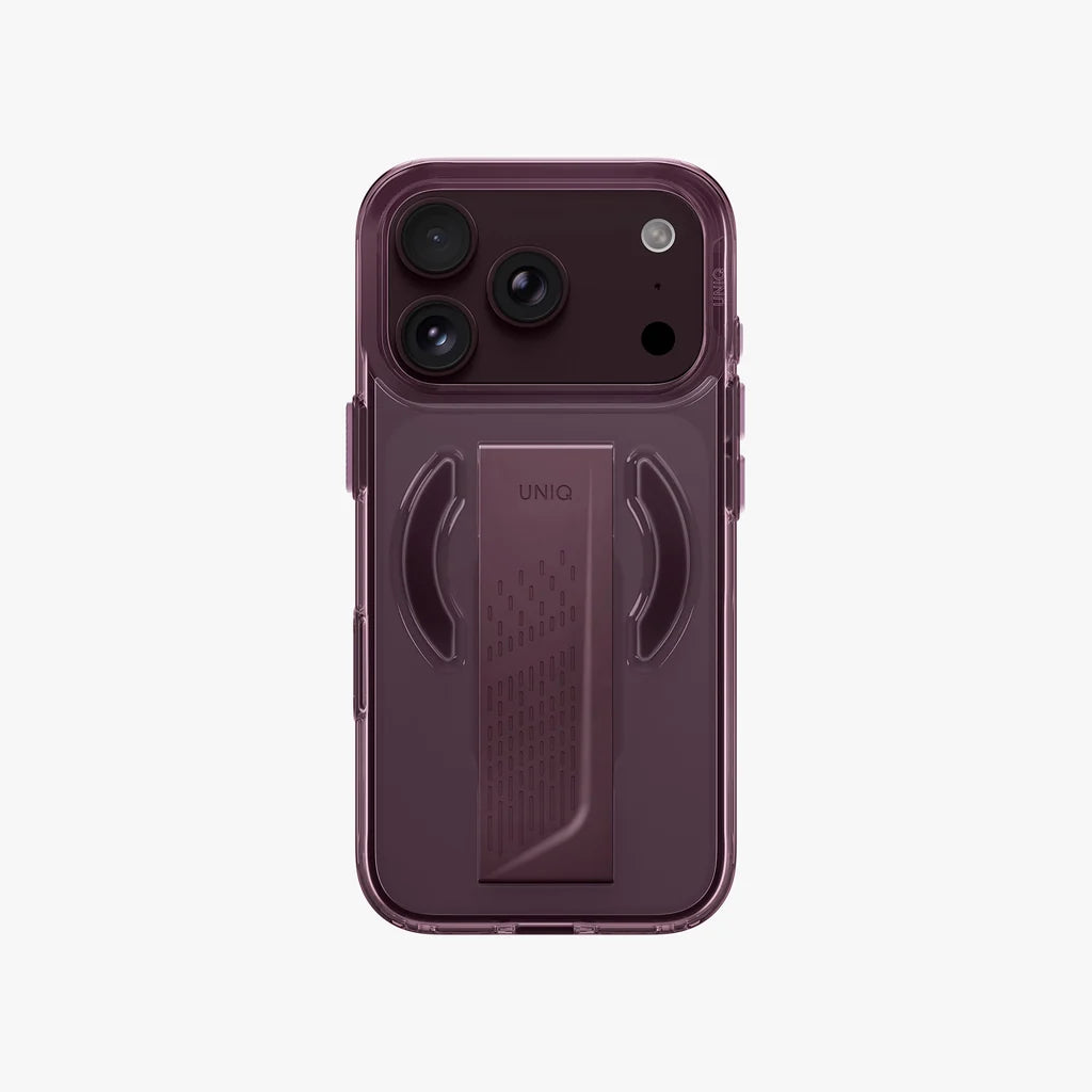 UNIQ Heldro Air MagClick Case for iPhone 18 Pro – Velvet Burgundy