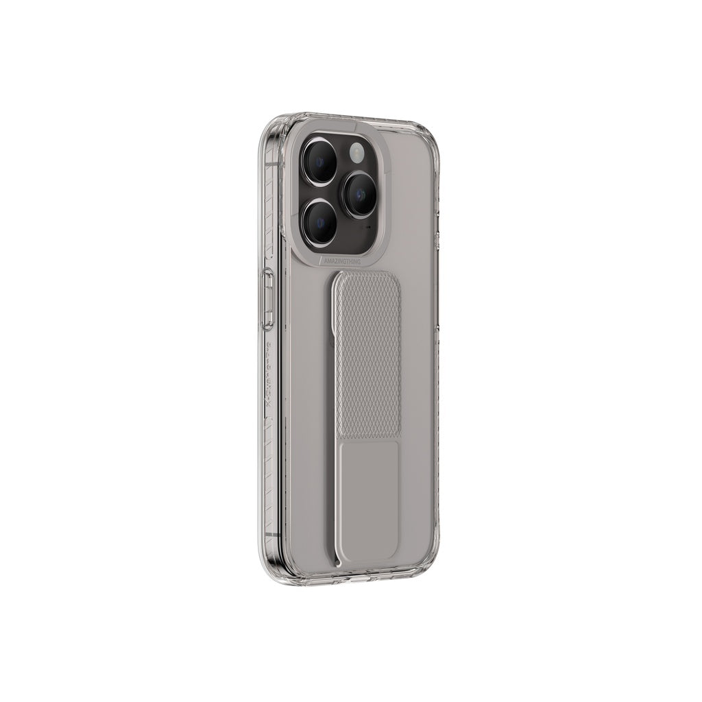 AT TITAN PRO HOLDER DROP PROOF CASE FOR IPHONE 15 Series - Gray Model