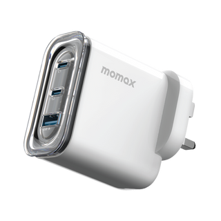 MOMAX 1-CHARGER FLOW PLUS PD 80W 3 PORTS GAN WALL CHARGER