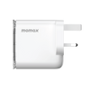 MOMAX 1-CHARGER FLOW PLUS PD 80W 3 PORTS GAN WALL CHARGER