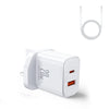 JoyRoom adapter with cable 20W - White
