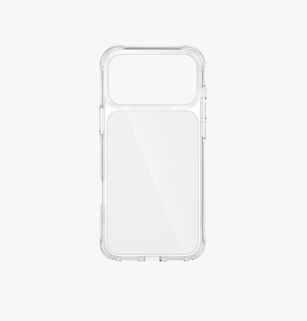UNIQ LifePro Xtreme Case for iPhone 17 Pro Max - Crystal Clear Hybrid, AirMax™ Shock Protection & Slim Profile